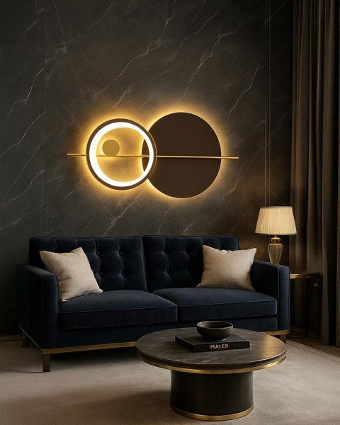 Moosee MOOSEE lampa ścienna MOONS złota Moosee MOOSEE lampa ścienna MOONS złota