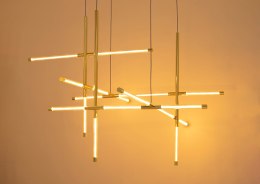 Moosee MOOSEE lampa wisząca MIKADO M złota
