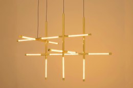 Moosee MOOSEE lampa wisząca MIKADO S złota