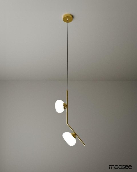 Moosee MOOSEE lampa wisząca RUGIA złota Moosee MOOSEE lampa wisząca RUGIA złota