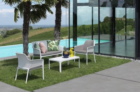 Nardi NARDI krzesło ogrodowe NET RELAX białe Nardi NARDI krzesło ogrodowe NET RELAX białe