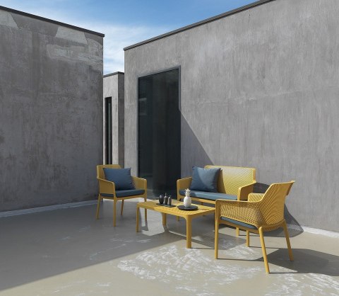 Nardi NARDI sofa ogrodowa NET żółta Nardi NARDI sofa ogrodowa NET żółta