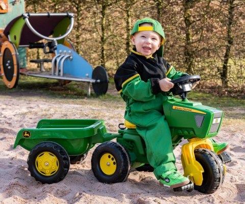 Rolly Toys Rolly Toys 052769 Traktor Rolly-Kid John Deere 3-Kołowy z Przyczepą Rolly Toys Rolly Toys 052769 Traktor Rolly-Kid John Deere 3-Kołowy z Przyczepą