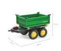 Rolly Toys Rolly Toys 122004 Przyczepa Rolly-Mega Trailer jasno zielona, żółte koła, 2-osie Rolly Toys Rolly Toys 122004 Przyczepa Rolly-Mega Trailer jasno zielona, żółte koła, 2-osie