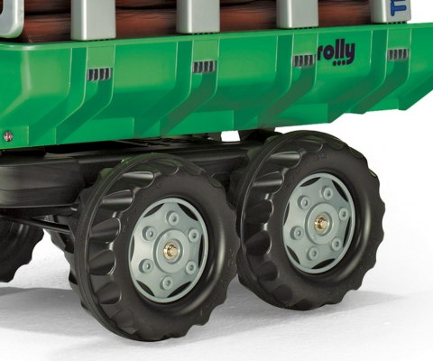 Rolly Toys Rolly Toys 122158 Przyczepa Rolly-Timber Zielona do przewozu drzew, 2-osie Rolly Toys Rolly Toys 122158 Przyczepa Rolly-Timber Zielona do przewozu drzew, 2-osie