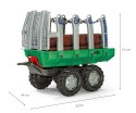 Rolly Toys Rolly Toys 122158 Przyczepa Rolly-Timber Zielona do przewozu drzew, 2-osie