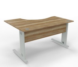 Biurka Silver Biurko narożne na stelażu BN-140P G