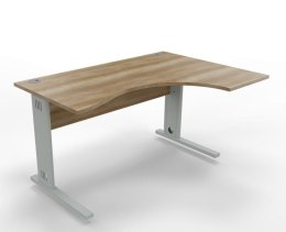 Biurka Silver Biurko narożne na stelażu BN-140P G
