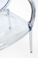 Bizzotto BIZZOTTO krzesło ogrodowe CAMILLA transparentne Bizzotto BIZZOTTO krzesło ogrodowe CAMILLA transparentne