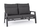 Bizzotto BIZZOTTO sofa 2-osobowa ogrodowa KLEDI szara Bizzotto BIZZOTTO sofa 2-osobowa ogrodowa KLEDI szara
