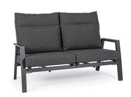 Bizzotto BIZZOTTO sofa 2-osobowa ogrodowa KLEDI szara