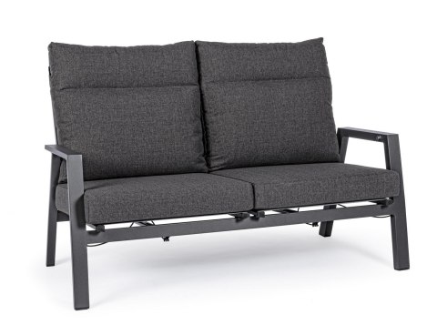 Bizzotto BIZZOTTO sofa 2-osobowa ogrodowa KLEDI szara Bizzotto BIZZOTTO sofa 2-osobowa ogrodowa KLEDI szara