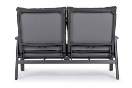 Bizzotto BIZZOTTO sofa 2-osobowa ogrodowa KLEDI szara