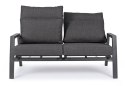 Bizzotto BIZZOTTO sofa 2-osobowa ogrodowa KLEDI szara Bizzotto BIZZOTTO sofa 2-osobowa ogrodowa KLEDI szara