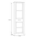 Forte CHISBURY BHLS711-M482 Szafa ubraniowa Forte CHISBURY BHLS711-M482 Szafa ubraniowa