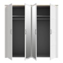 Forte CHISBURY BHLS941-M482 Szafa ubraniowa Forte CHISBURY BHLS941-M482 Szafa ubraniowa