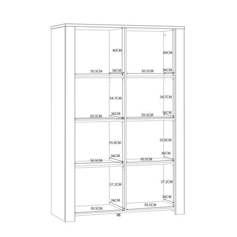 Forte CHISBURY BHLV621-M482 Witryna Forte CHISBURY BHLV621-M482 Witryna