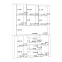 Forte CHISBURY BHLV831-M482 Witryna Forte CHISBURY BHLV831-M482 Witryna