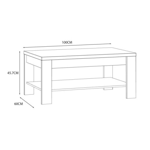 Forte CHISBURY BRCT501-M482 Stolik okolicznościowy Forte CHISBURY BRCT501-M482 Stolik okolicznościowy