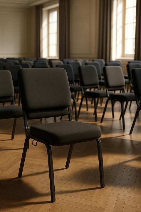 King Home Krzesło bankietowe / konferencyjne SAMOS czarne King Home Krzesło bankietowe / konferencyjne SAMOS czarne