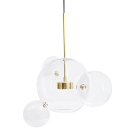 Moosee MOOSEE lampa wisząca CAPRI 4 złota - 60 LED, aluminium, szkło