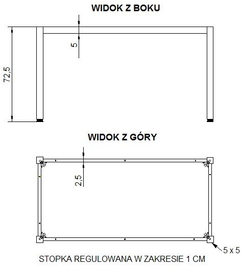 NY-A057/116/K - 116x56 cm, alu NY-A057/116/K - 116x56 cm, alu