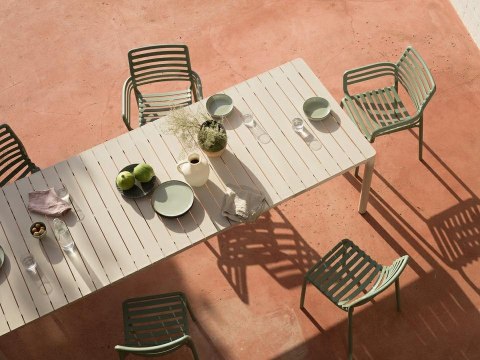 Nardi NARDI krzesło ogrodowe DOGA BISTROT beżowe Nardi NARDI krzesło ogrodowe DOGA BISTROT beżowe