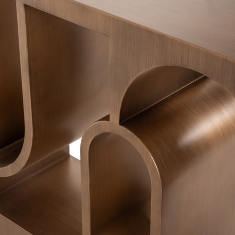 Richmond Interiors RICHMOND konsola LUGANO szczotkowane złoto Richmond Interiors RICHMOND konsola LUGANO szczotkowane złoto
