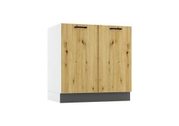 STOLKAR CLARA DĄB ARTISAN II/PO D80ZL - Szafka kuchenna dolna