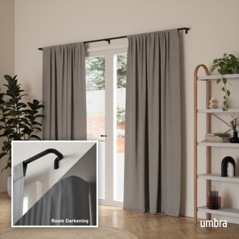 Umbra UMBRA karnisz TWILIGHT 168 - 365 cm czarny mat Umbra UMBRA karnisz TWILIGHT 168 - 365 cm czarny mat