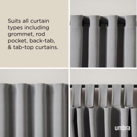 Umbra UMBRA karnisz TWILIGHT 76 - 213 cm czarny mat Umbra UMBRA karnisz TWILIGHT 76 - 213 cm czarny mat