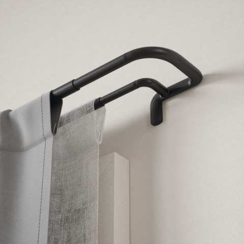 Umbra UMBRA karnisz TWILIGHT DOUBLE 76 - 213 cm czarny mat Umbra UMBRA karnisz TWILIGHT DOUBLE 76 - 213 cm czarny mat