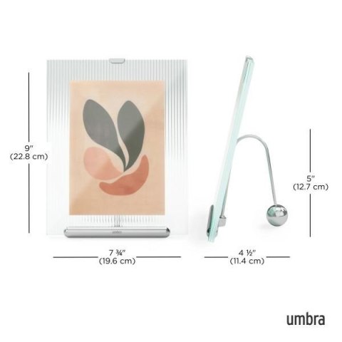 Umbra UMBRA ramka na zdjęcia FLUTE 5x7 srebrna Umbra UMBRA ramka na zdjęcia FLUTE 5x7 srebrna