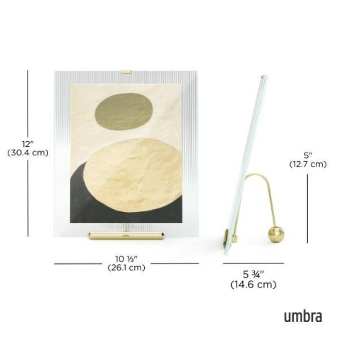 Umbra UMBRA ramka na zdjęcia FLUTE 8x10 złota Umbra UMBRA ramka na zdjęcia FLUTE 8x10 złota