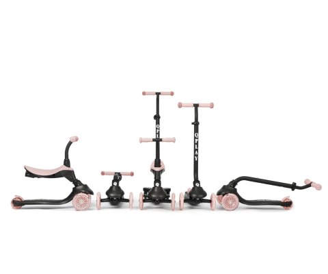 Qplay Qplay Hulajnoga Sema Evo 3w1 Coral Pink Qplay Qplay Hulajnoga Sema Evo 3w1 Coral Pink