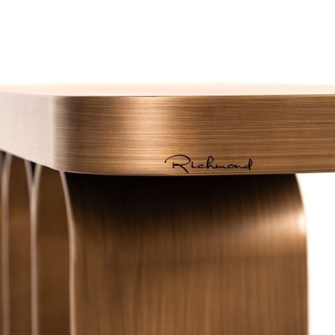 Richmond Interiors RICHMOND konsola LOCARNO szczotkowane złoto Richmond Interiors RICHMOND konsola LOCARNO szczotkowane złoto