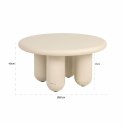 Richmond Interiors RICHMOND stolik ELBAZ 35 beżowy Richmond Interiors RICHMOND stolik ELBAZ 35 beżowy