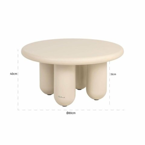 Richmond Interiors RICHMOND stolik ELBAZ 35 beżowy Richmond Interiors RICHMOND stolik ELBAZ 35 beżowy