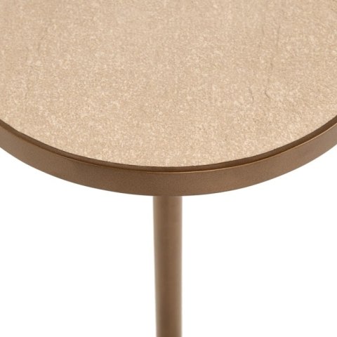 Richmond Interiors RICHMOND stolik SELLY beżowy Richmond Interiors RICHMOND stolik SELLY beżowy