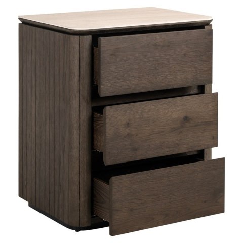 Richmond Interiors RICHMOND szafka nocna RITZ brązowa Richmond Interiors RICHMOND szafka nocna RITZ brązowa