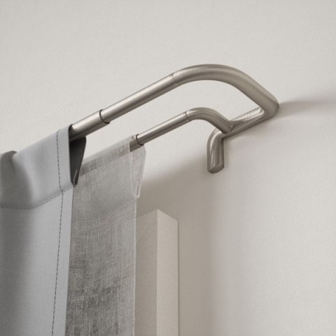 Umbra UMBRA karnisz TWILIGHT DOUBLE 76 - 213 cm srebrne Umbra UMBRA karnisz TWILIGHT DOUBLE 76 - 213 cm srebrne