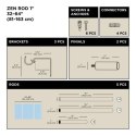 Umbra UMBRA karnisz ZEN 81 - 162 cm srebrny Umbra UMBRA karnisz ZEN 81 - 162 cm srebrny