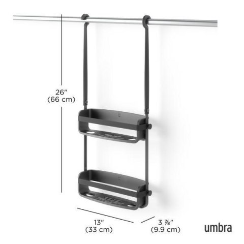 Umbra UMBRA organizer łazienkowy FLEX czarny Umbra UMBRA organizer łazienkowy FLEX czarny