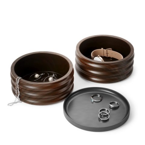 Umbra UMBRA organizer na biżuterię TESORA czarny / brązowy Umbra UMBRA organizer na biżuterię TESORA czarny / brązowy