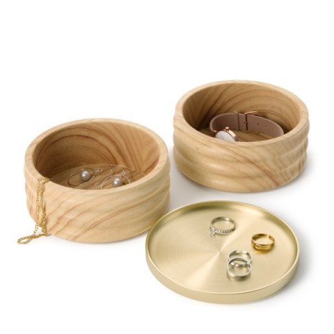 Umbra UMBRA organizer na biżuterię TESORA złoty / jasnobrązowy Umbra UMBRA organizer na biżuterię TESORA złoty / jasnobrązowy
