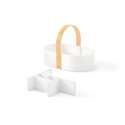 Umbra UMBRA organizer na kosmetyki BELLWOOD biały Umbra UMBRA organizer na kosmetyki BELLWOOD biały
