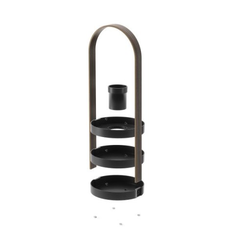 Umbra UMBRA organizer na kosmetyki BELLWOOD czarny / brązowy Umbra UMBRA organizer na kosmetyki BELLWOOD czarny / brązowy