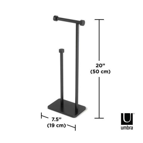 Umbra UMBRA stojak na papier toaletowy CAPPA czarny Umbra UMBRA stojak na papier toaletowy CAPPA czarny
