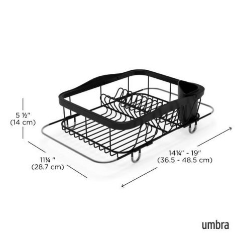 Umbra UMBRA suszarka do naczyń SINKIN MULTI czarna Umbra UMBRA suszarka do naczyń SINKIN MULTI czarna