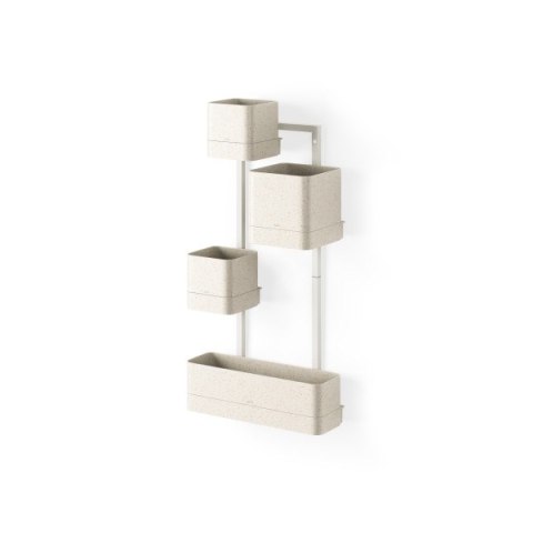 Umbra UMBRA zestaw doniczek CUBIKO biały Umbra UMBRA zestaw doniczek CUBIKO biały